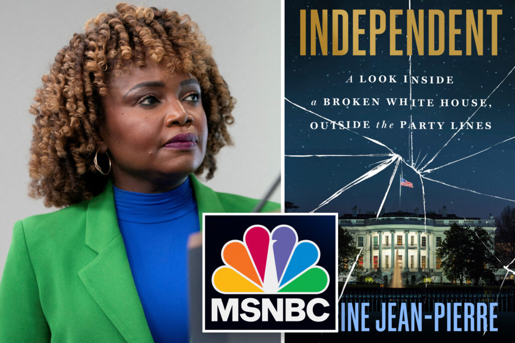 MSNBC silent quiet to the fall of the explosive memory of Karine Jean-Pierre's "Broken House"