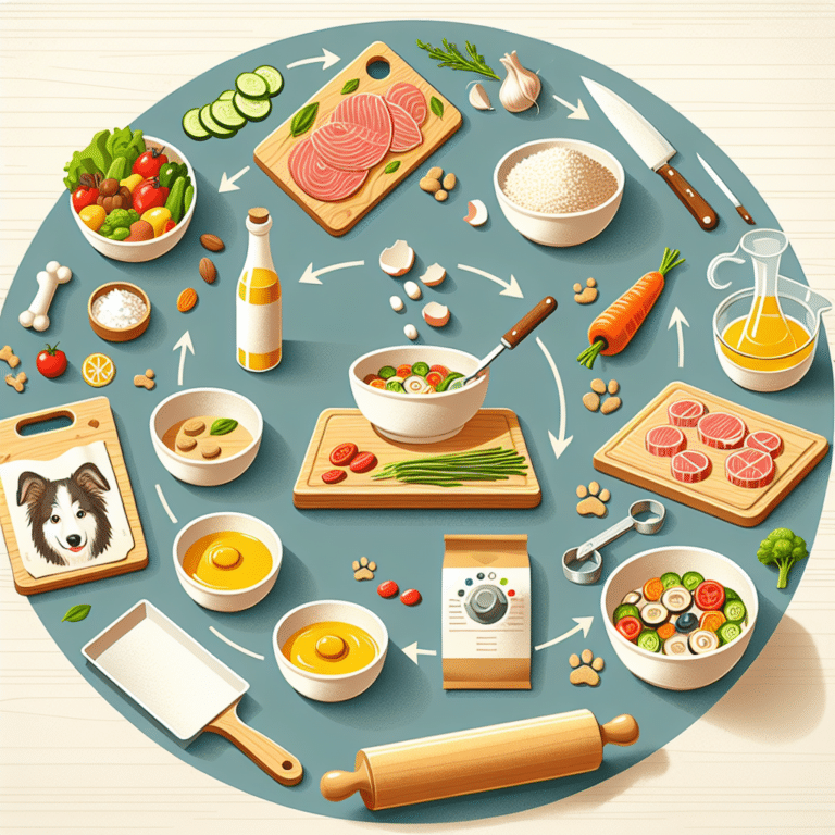 step-by-step guide to preparing dog meals from scratch